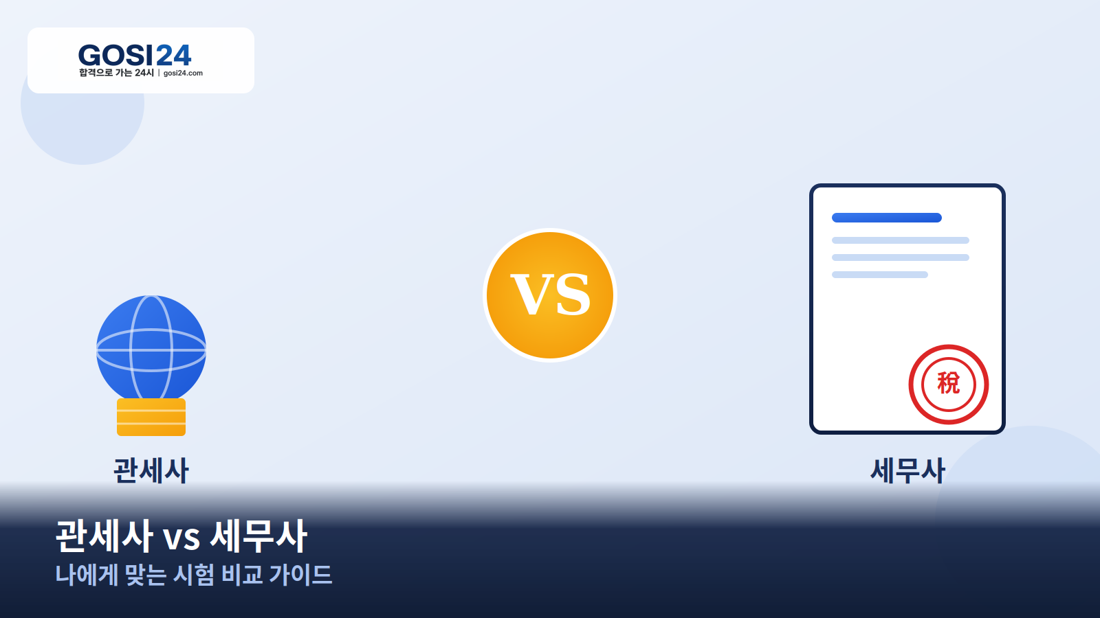 관세사 vs 세무사, 나에게 맞는 시험은? 완벽 비교 가이드